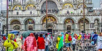 Tourists in Venice